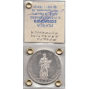1898  5 Lire Argento Ottima Conservazione Certificato di Garanzia San Marino Spl+